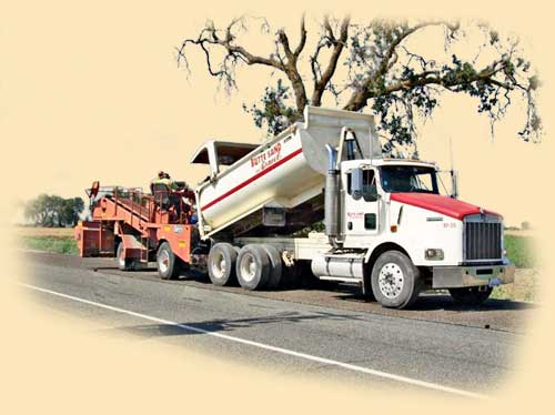 laying Chip Seal Coating Hwy 45 South of Grimes